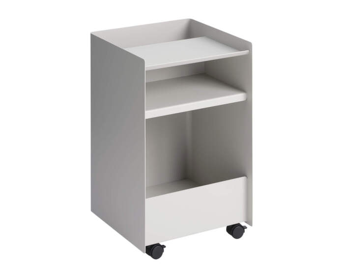 Stolek Folded Troley Low Open, grey
