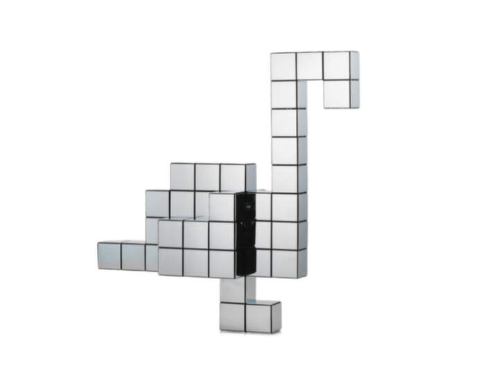 Plameňák Panton Cube, chrome