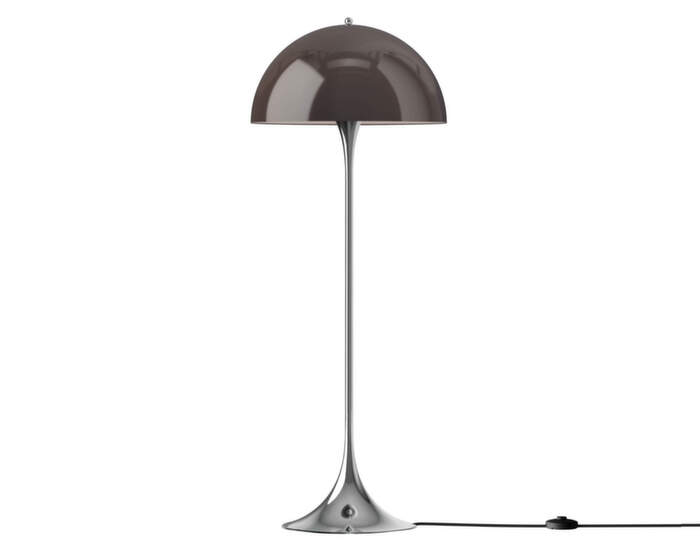 Stojacia lampa Panthella 500, original opal brown