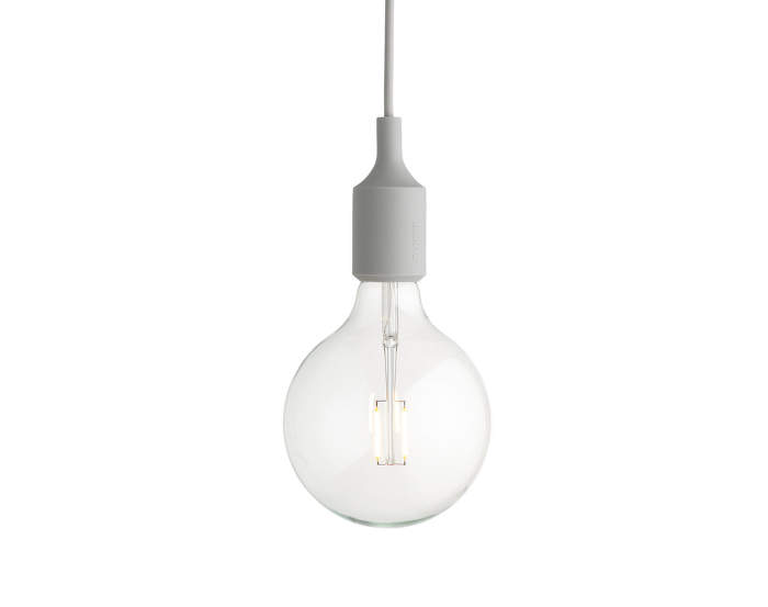 Závesná LED lampa Muuto E27, light grey