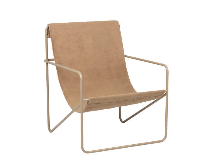 Desert Lounge Chair, cashmere/solid cashmere