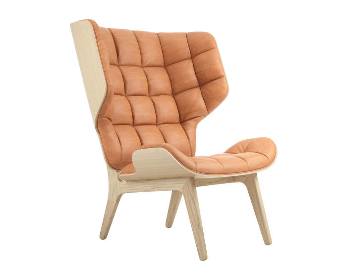 Mammoth Chair, natural oak / Dunes Leather - Cognac 21000