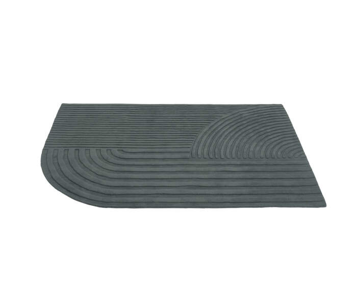 Relevo Rug 170x240, Dark Green