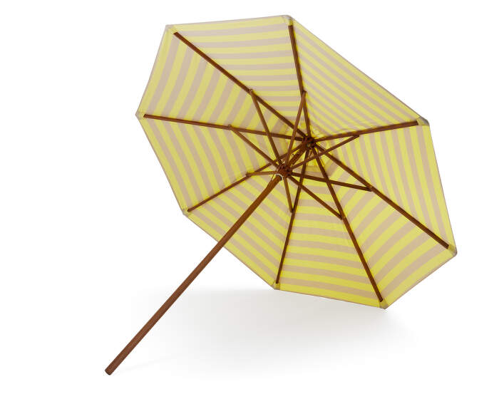 slnecnik Messina Umbrella Ø300, lemon / sand stripe