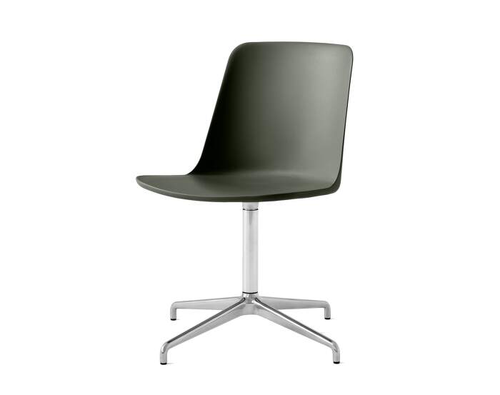 stolicka Rely HW11 Chair, aluminium/bronze green