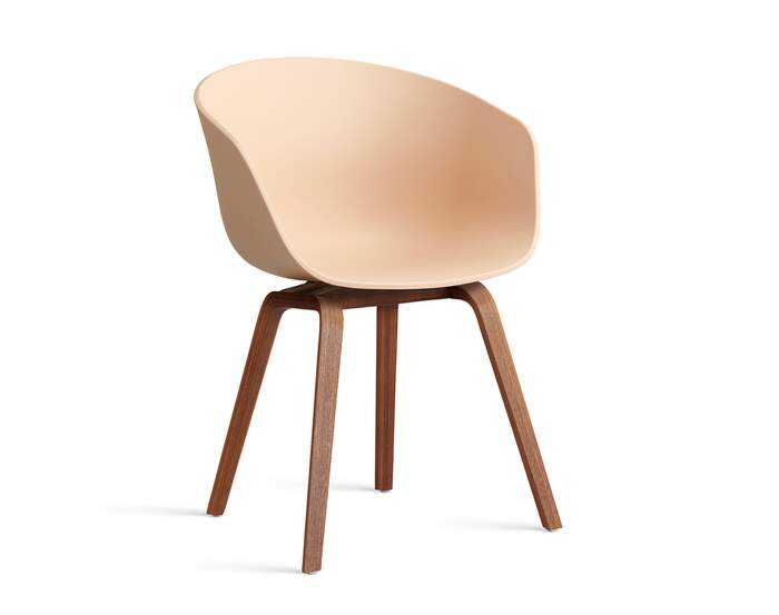 stolicka AAC 22 Chair Walnut, pale peach