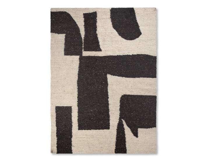 koberec-Piece Rug, off-white / coffee