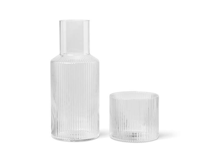 set-ripple-Ripple Carafe Set Small, clear