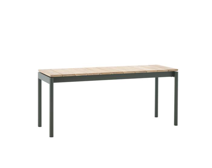 lavice-Ville AV27 Bench, bronze green / teak