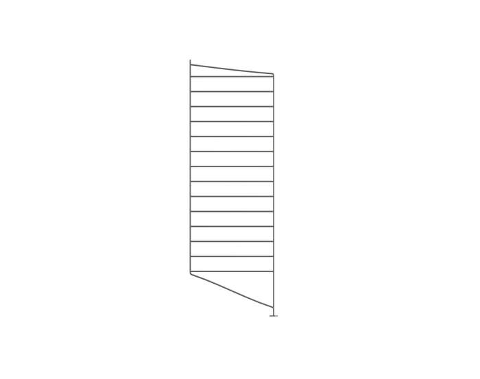 Panel String Floor 85 x 30, dark grey