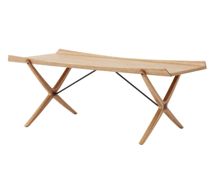 Konferenčný stolík X HM13, lacquered oak and walnut