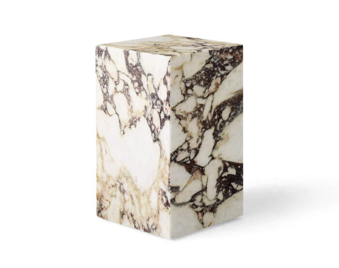 Odkladací stolík Plinth Tall, Calacatta Viola