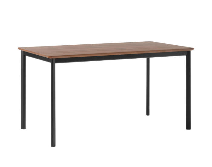 Jedálenský stôl Drip HW115, black/lacquered walnut