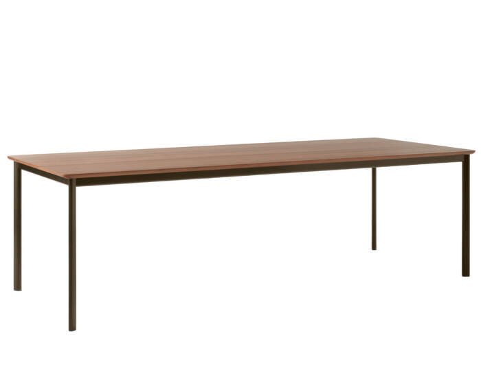 Jedálenský stôl Drip HW117, bronzed/lacquered walnut