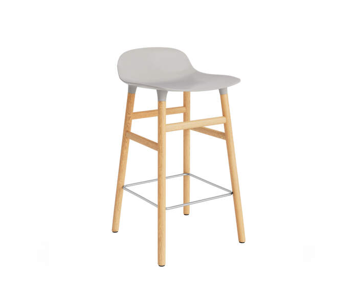 Barová stolička Form 65 cm, warm grey/oak