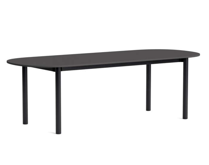 Stôl Annex Oblong 240x95, black oak/dark grey