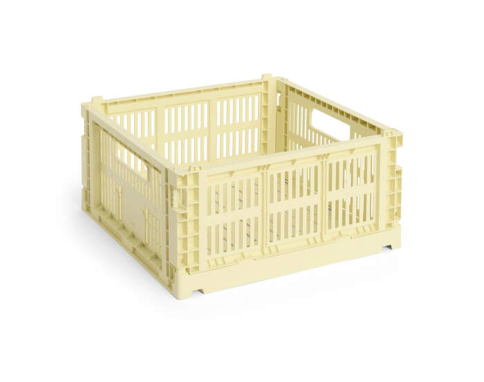 Úložný box Colour Crate Square M, light yellow