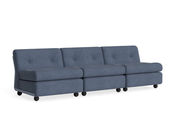 Trojmiestna pohovka Amanta, Turf blue grey
