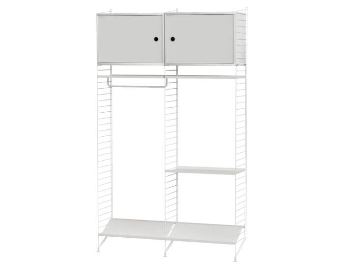 Policová zostava String Hallway T, white