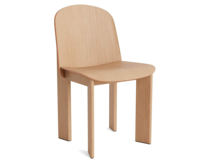 Stolička Chisel 65, lacquered oak