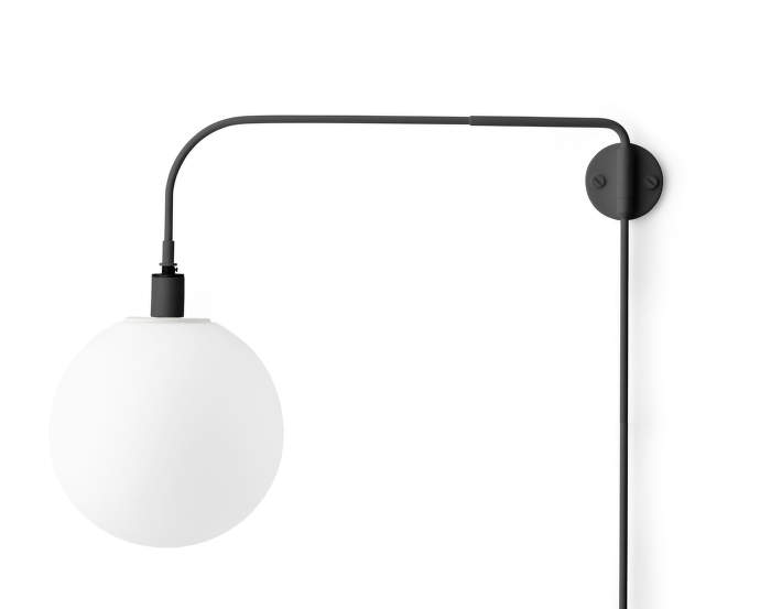 Nástenná Lampa Warren - TR Bulb, black