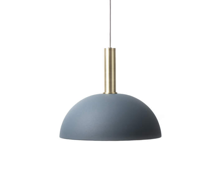 Lampa Collect Dome, Brass/Dark Blue