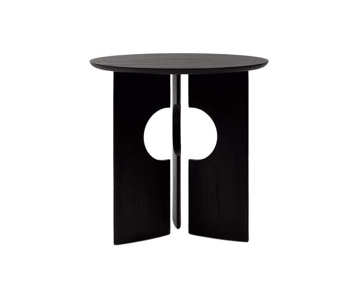 Cove side table, black teak
