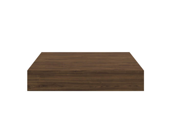 Mass Wide Coffee Table, natural walnut