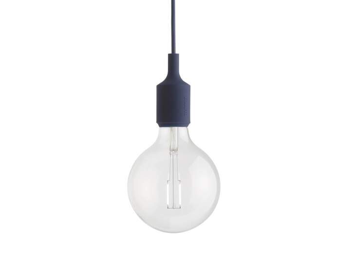 E27 Pendant Lamp, midnight blue