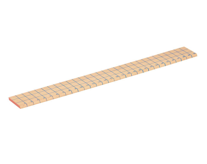 Dřevěné pravítko, typ F, 30cm