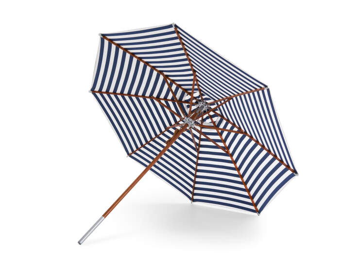 slnecnik Atlantis Umbrella Ø330, dark blue stripes