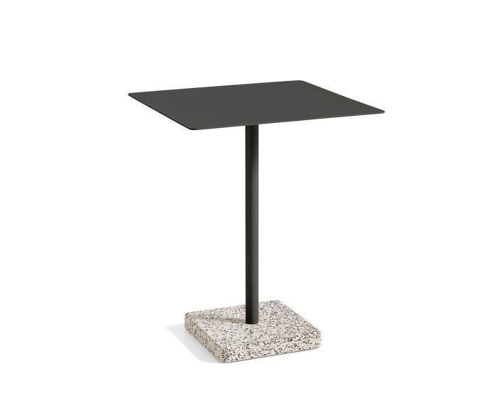 stul-Terrazzo Table 60x60, grey terrazzo / anthracite