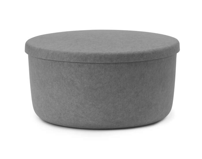 pouf-Hide Storage Pouf Large, grey