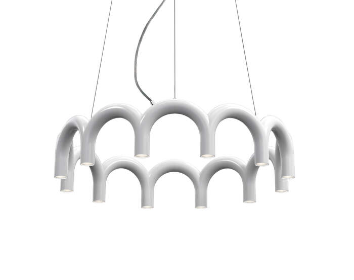 Závesné svietidlo Arch Circle 98, white