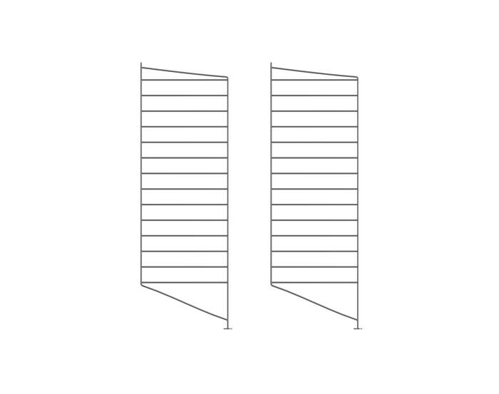 Panel String Floor 85 x 30, 2 ks, dark grey