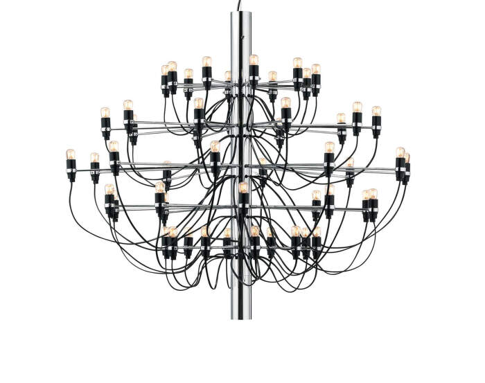 Luster 2097/50 Clear Bulbs, chrome