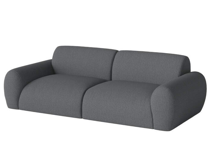 Dvojmiestna pohovka Núvol Small, dark grey