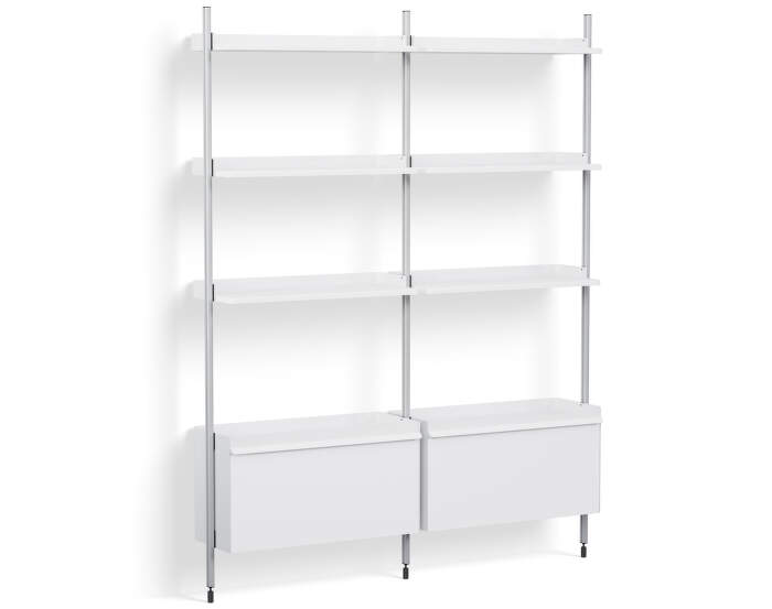 Policový systém Pier kombinácia 132, white