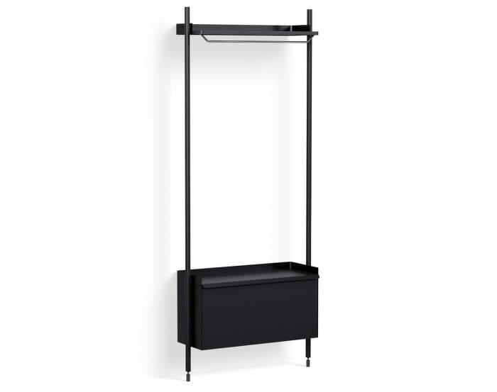 Policový systém Pier kombinácia 1001, black