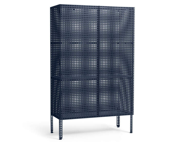 Skrinka Perforated Cabinet Floor Large, steel blue