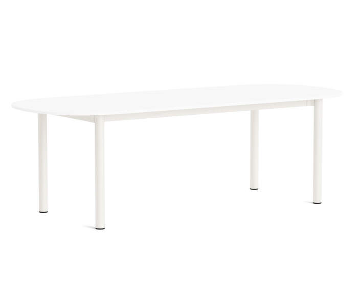 Stôl Annex Oblong 240x95, cream white/white laminate