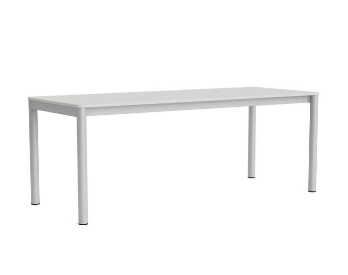 Stôl Annex Flush 200x80, anonised/cloud grey