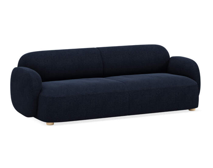 Trojmistna pohovka Gem, Flamur earth blue
