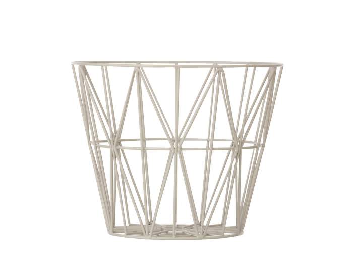 Wire Basket Medium, Grey