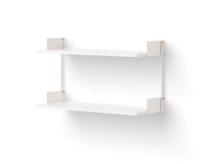 Policová zostava Wall Shelf 450, white/white