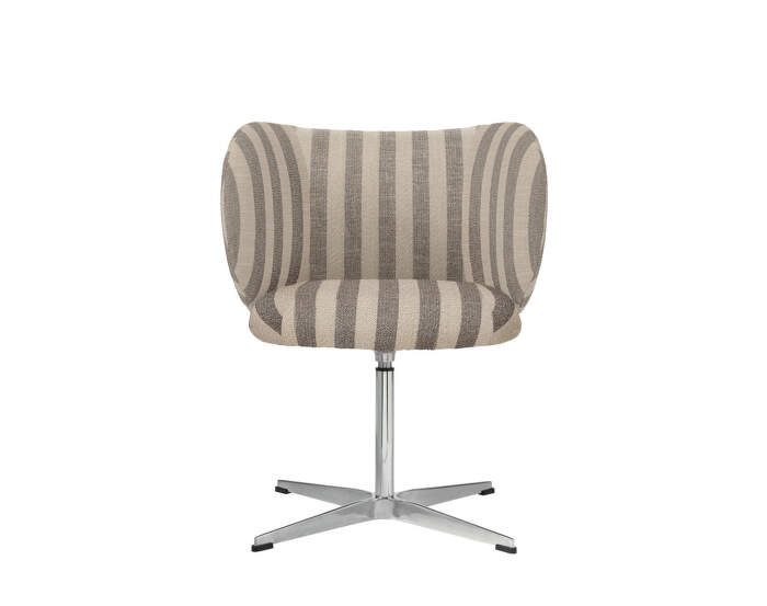 Jedálenská stolička Rico Swivel Louisiana, sand/off-white