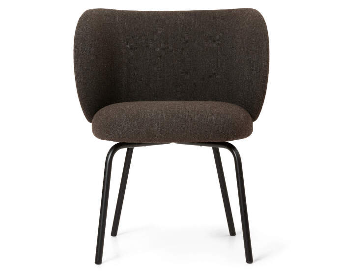 Jídelní židle Rico, Hallingdal dark grey brown : black
