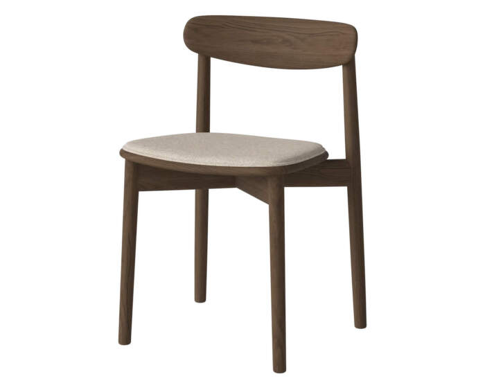 Jedálenská stolička Merge Dark Oak, beige