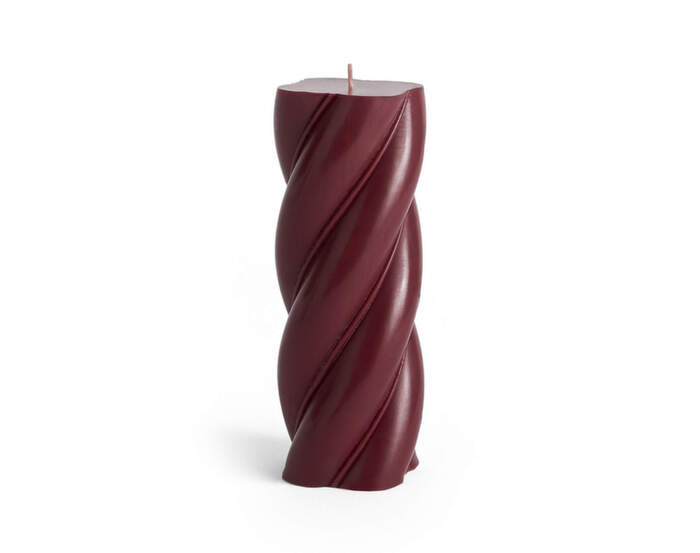 Sviečka Soft Serve Medium, bordeaux