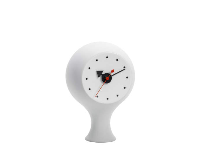 Stolové hodiny Vitra Ceramic Clock, light grey